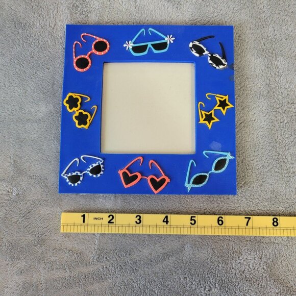Sunglasses All Over Picture Photo Frame Summer Home Decor Free Standing S74E - Picture 4 of 9